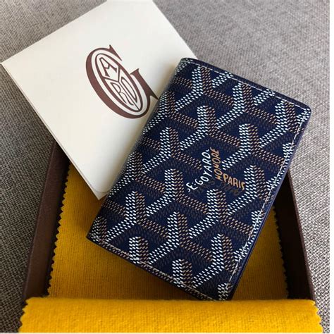 goyard royal blue|goyard blue wallet men's.